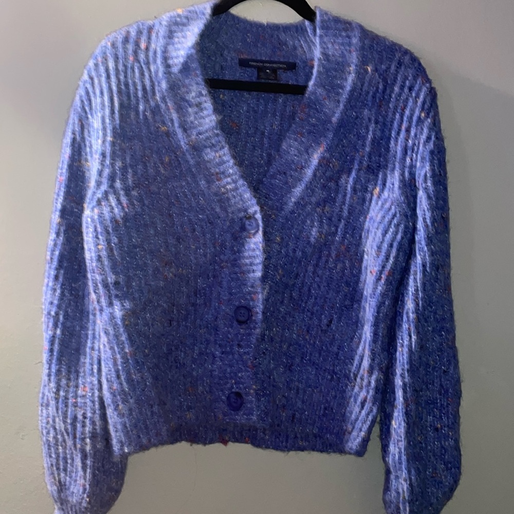 French Connection medium V-neck heavy knit sweater